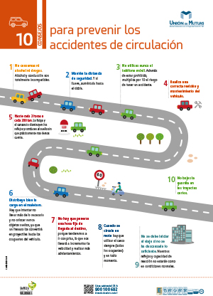 10 consejos para prevenir los accidentes de circulación