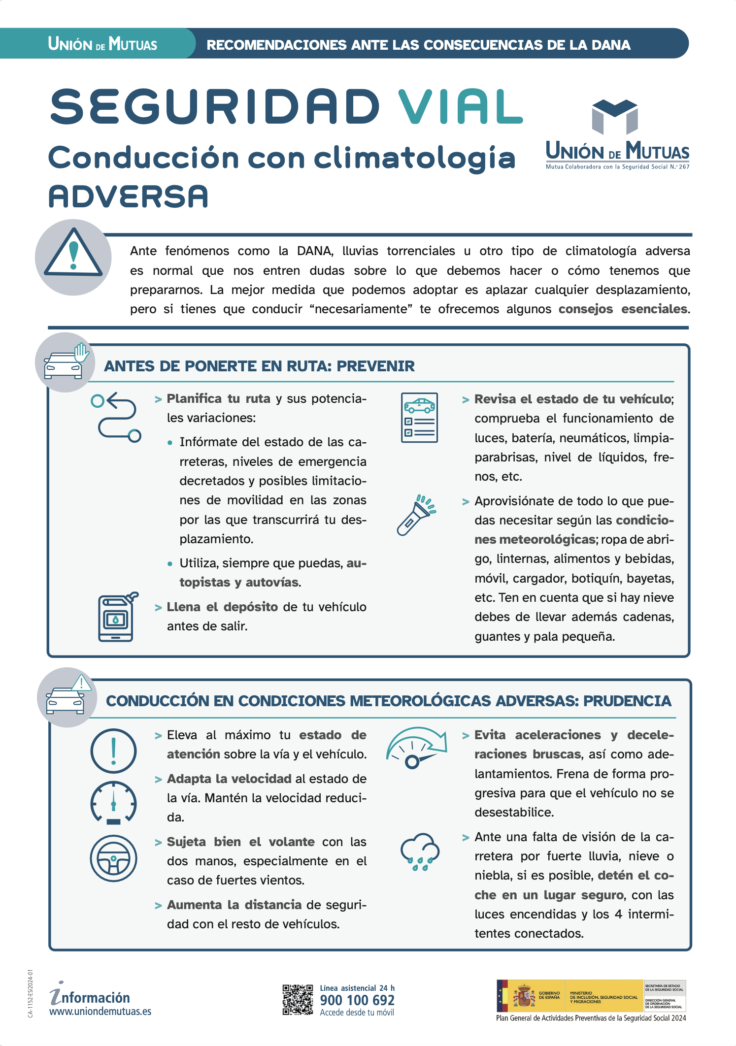 Conducción con climatología adversa