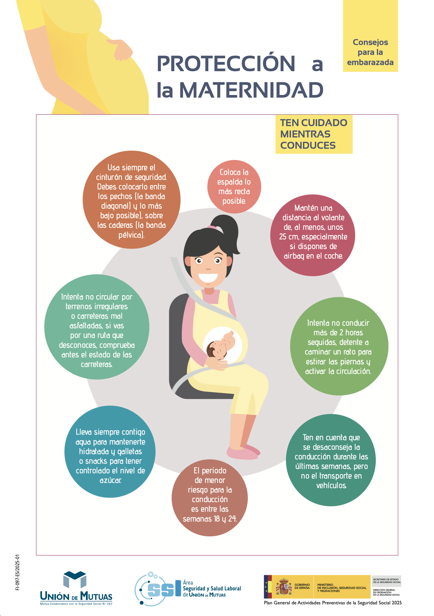 Ten cuidado mientras conduces