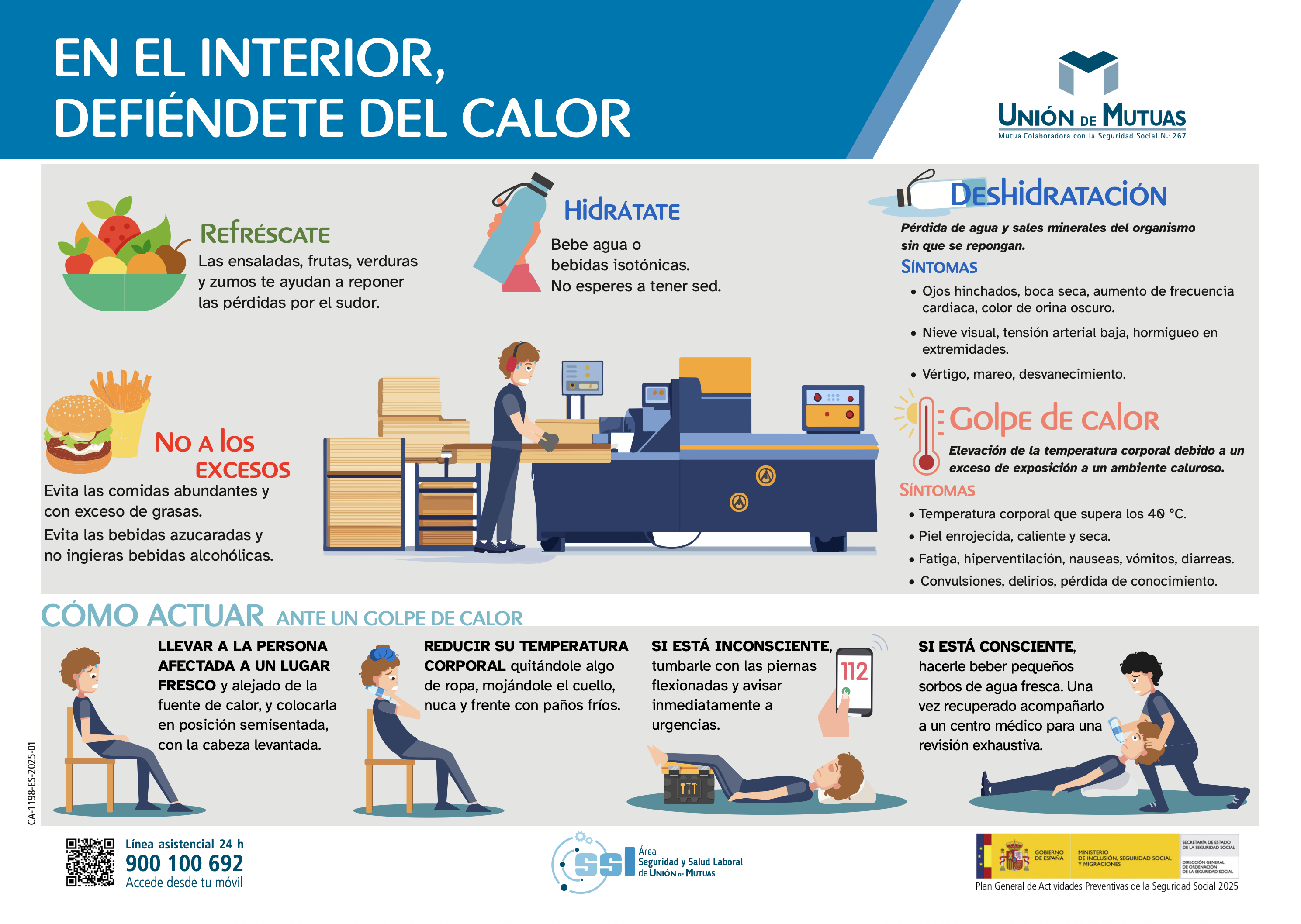 En el interior defiendete del calor madera