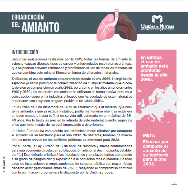 Erradicación del amianto