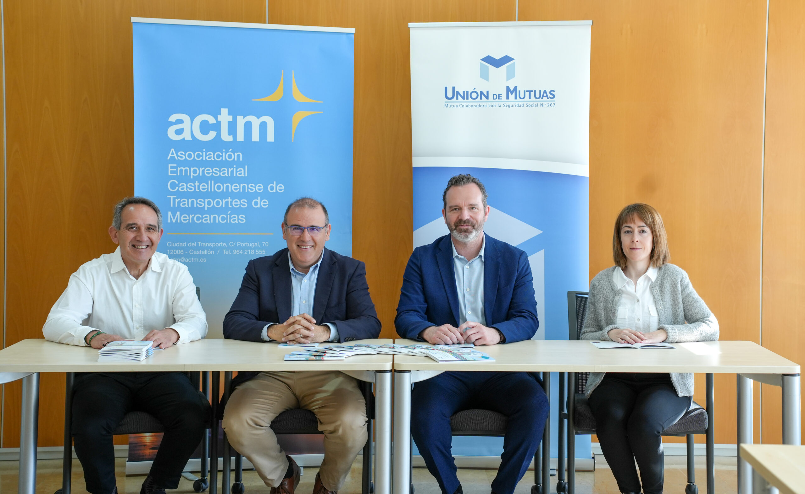 Unión de Mutuas y la Asociación Empresarial Castellonense de Transportes de Mercancías por Carretera refuerzan su colaboración para mejorar la seguridad en el transporte por carretera