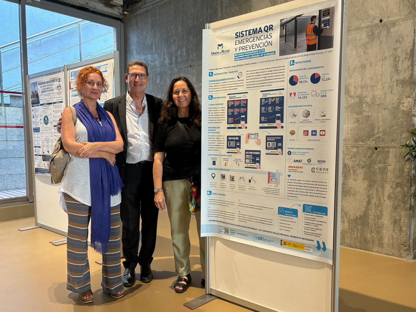 Unión de Mutuas presenta en Prevencia una solución con códigos QR para agilizar la respuesta ante emergencias laborales